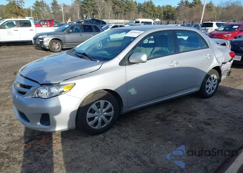 2011 Toyota Corolla Le из США, поврежденный, VIN 2T1BU4EEXBC703669